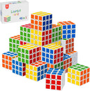 48 Pack Mini 3x3 Puzzle Cubes for Kids, 1.18 Inch Bulk Party Favors for Birthday Goodie Bags, Classroom Prizes and School Rewards — 1