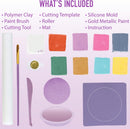 JOiFULi Make Your Own Clay Jewelry Bowls Arts and Crafts Kit for Girls Kids Ages 8 9 10 11 12 Years Old — 2