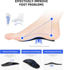 T700 Carbon Fiber Arch Support Pads, Relieve Flat Foot, High Arch, Foot Pain, Arch Supports Inserts, Plantar Fasciitis, Flat Feet Insoles Men Women (Black,M) — 3