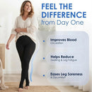ABSOLUTE SUPPORT Compression Pantyhose 20-30mmHg, Opaque, Black, Small — 4