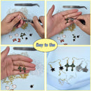 600Pcs Hypoallergenic Earring Hooks, Black Earring Making Kit, with Earring Backs and Jump Rings for Jewelry Making… — 4