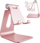 CreaDream Aluminum Cell Phone Stand, Adjustable Phone Holder for Desk photo 1