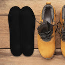 2 Pairs Black EVA Work Shoe Insoles, Anti-Sprain Cushion Inserts — 5