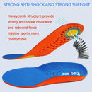 Insoles for Men Women - Shock Absorb Cushion Inserts Size L - Orange — 4