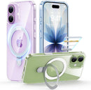 TORRAS for iPhone 17 Case Clear Magnetic Stand, Fit for MagSafe, 6.3" — 1