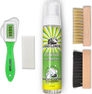 Shoe Cleaner Sneakers,8.5oz Shoe Cleaning Kit with 2 Brush,Shoe Cleaning Removes Dirt and Stain for White Shoes, | With Suede Cleaner Kit — 1