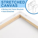 ESRICH Stretched Canvas for Painting, 8 Pack 9x12 Inch Canvas Value Pack,Primed Acid-Free Cotton Blank Canvases, Painting Canvas for Oil & Acrylic Paint. | 9X12IN 8 Packs — 3