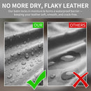 Leather Recoloring Balm and Leather Repair Kit for Furniture, Gray Leather Dye for Couches, Car Seats, Leather Paint & Stain for Sofa — 4