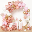 Amandir 150pcs Rose Gold Balloons Garland Arch Kit | Rose Gold Pink — 1