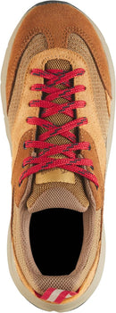 Danner Sunpeak 3" Women's Hiking Boots - Suede Textile, Breathable Mesh, OrthoLite Footbed, EVA Midsole - Grizzly Brown/Rhodo Red — 4