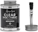 Angelus Clear Shoe Cement - 4 oz Professional-Strength Glue Quick Drying Contact Adhesive for Leather, Vinyl &… — 1