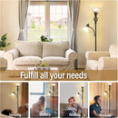 GyroVu Torchiere Floor Lamp for Living Room, LED Standing Reading Light — 6