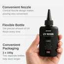 Piccassio UV Resin Clear 200g – Upgraded Hard Type UV Glue – Rapid Cure Craft Resin Using UV Light – Casting and… — 4