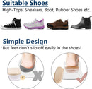 Heel Lifts, 1/2 Inch Shoe Lift, Gel Heel Raisers for Leg Length Discrepancies, Large Height Increase Insole for Men or Women, Shoe Inserts Comfort Half Foot Pads for Heel Pain - 1 Pair - Small Size — 7