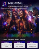 Luditek Sound Activated Party Lights with Remote DJ Lighting, Disco Ball Strobe Stage Light for Home Room Dance Parties Birthday Karaoke Stocking Stuffers New Years Eve Halloween Christmas Decorations — 5