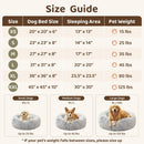 JOLLYVOGUE Small Dog Bed, Calming Soft Anti-Anxiety Donut Cat Bed, Washable Round Fluffy Cushion for Small and Medium Pets (20") — 7