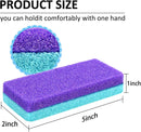 NYQIUGER 6Pcs Professional Pedicure Foot Pumice Stone for Feet Skin Callus Remover and Scrubber for Dead Skins Sided — 2
