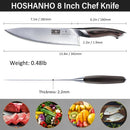 HOSHANHO Kitchen Knife in Japanese High Carbon Steel, Professional High-Class…