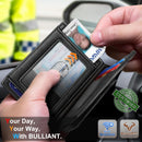 BULLIANT Magnetic Slim Leather Pocket Wallet Money Clip For Men 12Cards - Alaska Leather - Black — 4