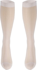 Truform Sheer Compression Stockings, 15-20 mmHg, Women's Knee High Length, 20 Denier, Ivory, Small | Small (1 Pair) — 5
