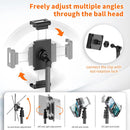 XXZU 72in Tablet Floor Stand Tripod, Aluminum Tablet Stand Holder for iPad photo 3
