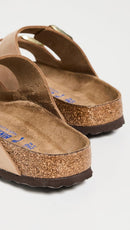 Birkenstock Women's Arizona Soft Footbed Sandals – Sandcastle — 4