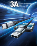 USB to USB C Cable 15FT 1Pack, Extra Long USB C Cable 3A Fast Charging 2