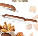 Uprichya Bread Knife for Homemade Bread Sourdough, Serrated Bread Slicer & Bread Bow Knife with Ergonomic Grip for… — 2