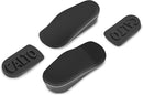CALTO Adjustable 1.8 Inch Height Increase Insoles for Men & Women - 3/4 Length Heel Lifts - Unisex Orthotic Shoe Inserts for Leg Discrepancy (Black) — 2
