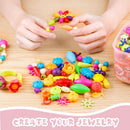 NEXBOX Girls Crafts Jewelry Making Kit for Toddlers - Pop Beads Toys Sets for Little Kids Age 3 4 5 6 Year Old,… — 4