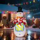 8Ft Tall Inflatable Snowman Christmas Decorations,Built-in LED Lights Outdoor Holiday Decor with Gift Box and Candy Canes, Fast Self-Inflating,for Yard Holiday Xmas New Year — 7