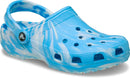 Crocs Unisex Adult Classic Marbled Tie-dye Clogs – Tinted Glass/Multi — 3