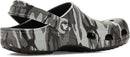 Crocs Kids' Classic Camo Clogs – Black/Slate Grey — 3