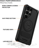 ROKFORM Rugged Protective Case Compatible with Galaxy S25 Ultra, Magnetic Cover with Twist Lock, Drop-Tested Armor (Black) — 2