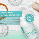 Ebanel Set of Salon Grade Callus Remover for Feet Gel + 40% Urea Foot Cream — 3
