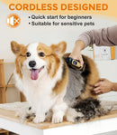 Petsaunter Dog Clippers for Grooming, 4-Speed & LCD, Low Noise Electric…