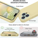 Vooii Compatible with iPhone 16 Pro Max Case, Liquid Silicone Upgrade [Camera Protection] [Soft Anti-Scratch Microfiber Lining] Shockproof Phone Case for iPhone 16 Pro Max 6.9 inch - Creamy Yellow — 3