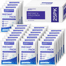 25 Pack Instant Ice Packs for Injuries, Disposable Instant Cold Pack — 1