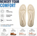 riemot Memory Foam Shoe Insoles for Women and Men Beige-8mm EU 39 - 8mm: 1. Beige - 5mm: Beige / 7.5 Women/5.5 Men — 4