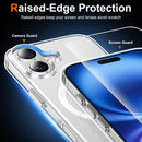 Temdan for iPhone 16 Case with Screen Protector Clear — 4