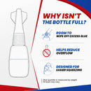 Super Glue with Brush & Nozzle Applicator Clear Instant CA Glue All Purpose — 5