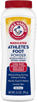 Arm & Hammer Medicated Athlete's Foot Powder, Antifungal Treatment, 3.5 oz — 1