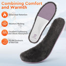 Women’ s Sheepskin Insoles, 17mm Thick Wool, Shoe Inserts for Work Boots, Sneakers, Winter Warm Wool Shoe Insoles for Pain Relief, Soft Replacement Shoe Pads (US W6-6.5, 1 Pair) — 4