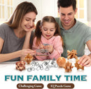 Brain Teaser Wooden Metal Puzzles - Easter Gifts for Kids Teens Brain Teaser Disentanglement Iron Link Unlock Interlock Game Chinese Ring Magic Trick Toy for Party Favors Kids Adults Challenge 32pack — 4