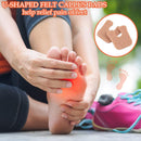 Boao 60 Pcs Callus Pad for Feet U Shaped Horseshoe Metatarsal Corn Cushion 6