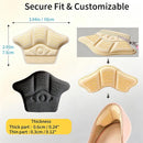 Heel Pads & Shoe Inserts - Heel Grips for Women & Men, Breathable Cushion - Crown-shaped Pads — 6