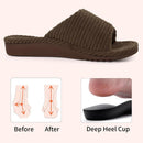 Litfun Orthopedic Slippers for Women Arch Support House Shoes - Brown — 4