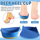 Ailaka Kids Orthotic Cushioning Arch Support Shoe Insoles, Children Pu Foam Inserts for Flat feet, Plantar Fasciitis, Feet Heel Pain Relief Blue — 3