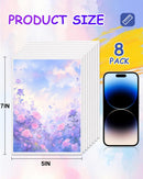 5x7 Inch Canvas Boards for Painting, 8 Pack Primed Acid-Free Blank Canvas Panels, Mini Canvas for Beginners & Artist, Small Canvases for Painting for Classroom and Painting Parties. | 5x7in — 2