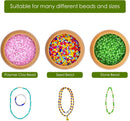 Xmada Electric Bead Spinner - Clay Bead Spinner with 2PC Beading Needles and Seed Beads, Waist Beads Kit, Bead… — 6